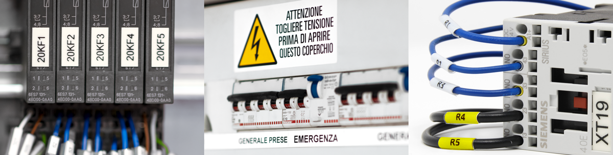 etichette per esterno quadro